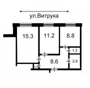 2-х комнатная квартира